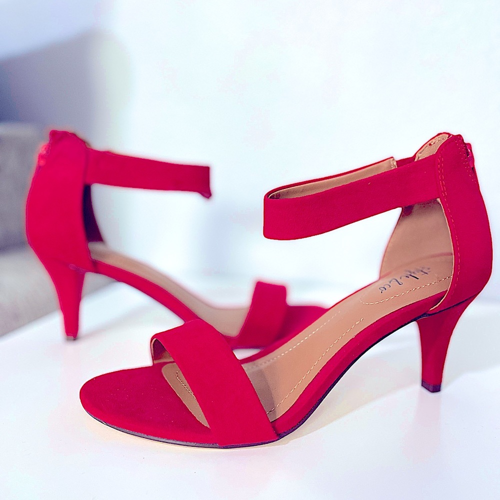 Style & Co. Paycee Sandals in Red